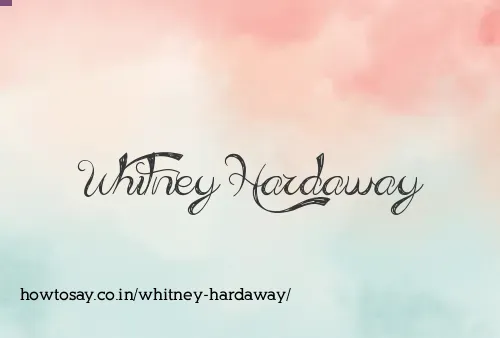 Whitney Hardaway