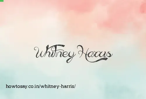 Whitney Harris