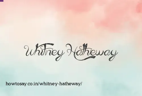 Whitney Hatheway