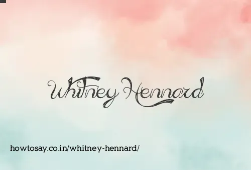 Whitney Hennard