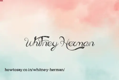 Whitney Herman