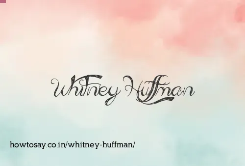 Whitney Huffman