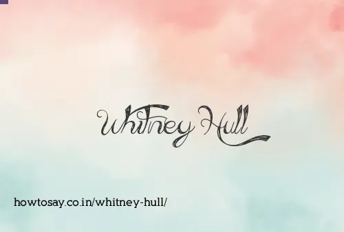 Whitney Hull