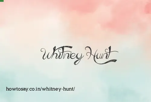 Whitney Hunt