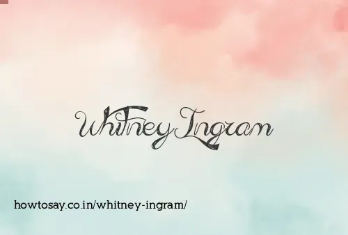Whitney Ingram