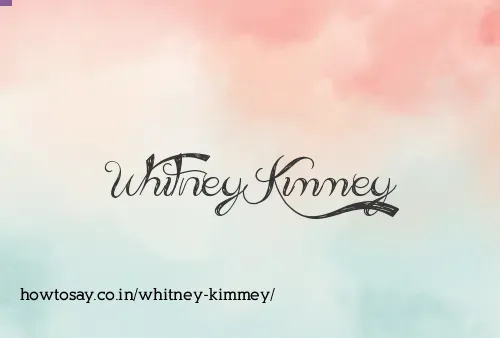 Whitney Kimmey