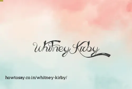 Whitney Kirby