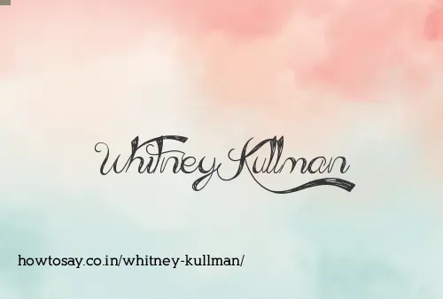 Whitney Kullman