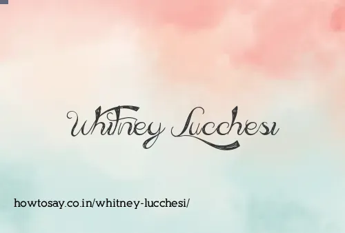 Whitney Lucchesi