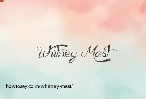 Whitney Mast