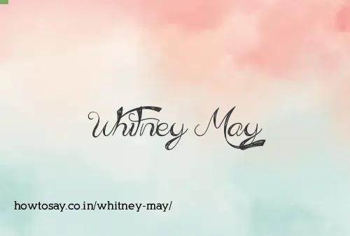 Whitney May