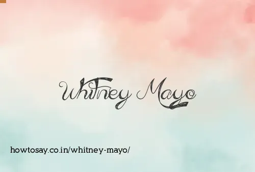 Whitney Mayo