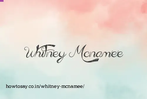 Whitney Mcnamee
