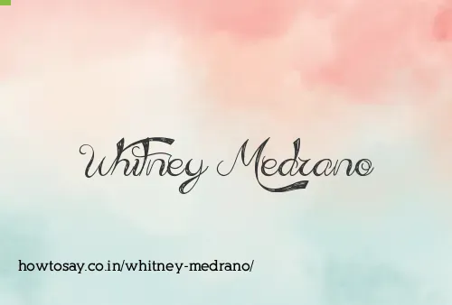 Whitney Medrano