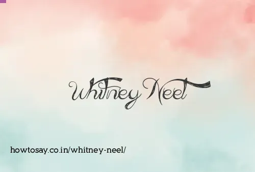 Whitney Neel