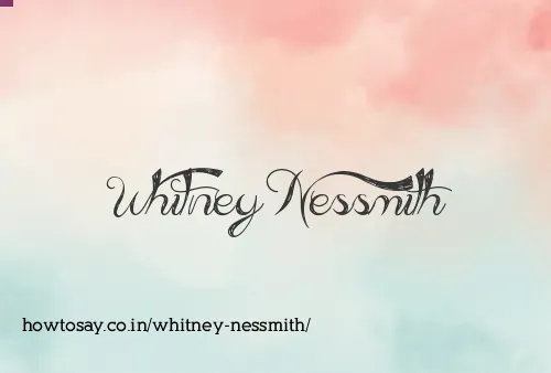 Whitney Nessmith