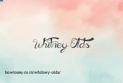 Whitney Olds