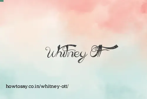 Whitney Ott