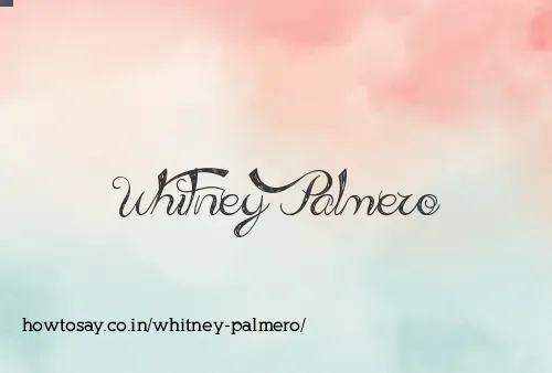 Whitney Palmero