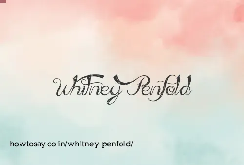 Whitney Penfold