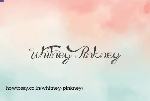 Whitney Pinkney