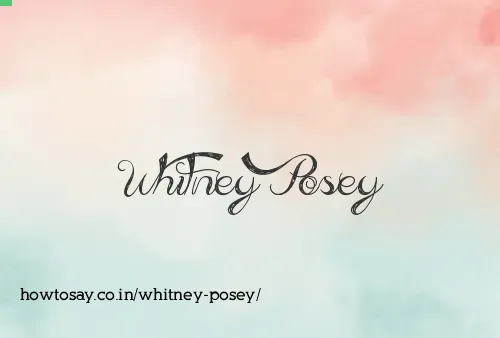 Whitney Posey