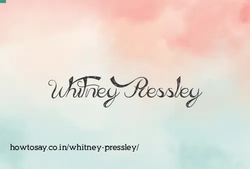 Whitney Pressley