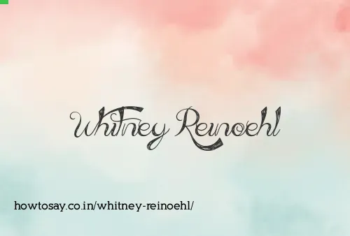 Whitney Reinoehl