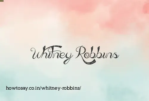 Whitney Robbins