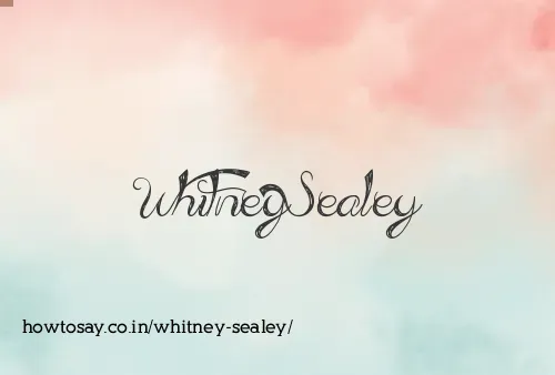 Whitney Sealey
