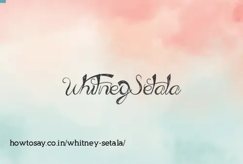 Whitney Setala