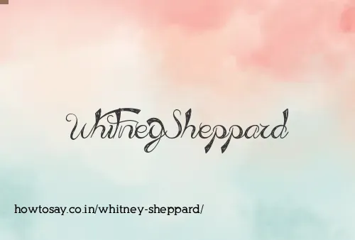 Whitney Sheppard