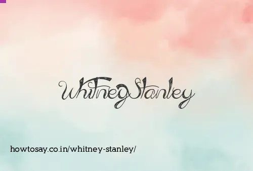 Whitney Stanley