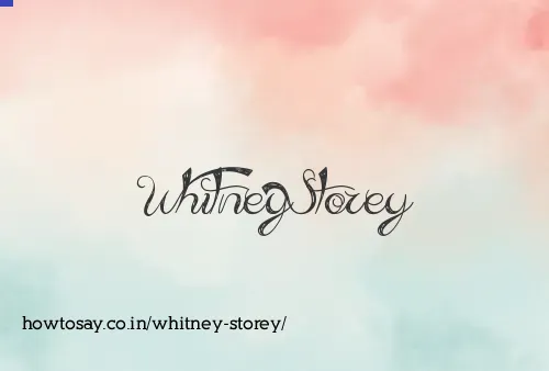 Whitney Storey