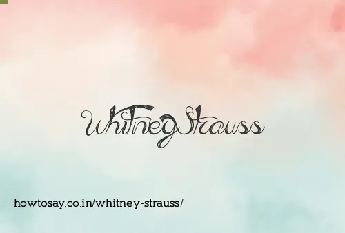 Whitney Strauss