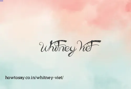 Whitney Viet
