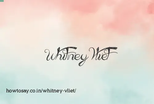 Whitney Vliet