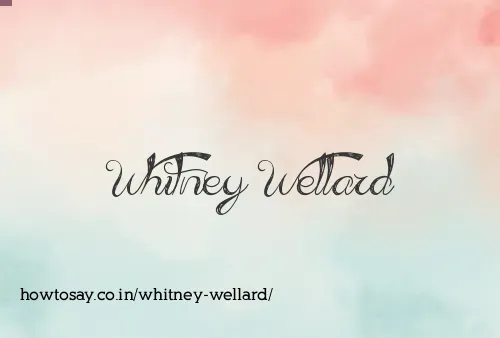 Whitney Wellard