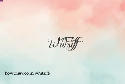 Whitsiff