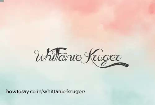 Whittanie Kruger