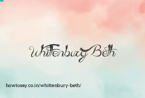 Whittenbury Beth