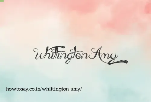 Whittington Amy