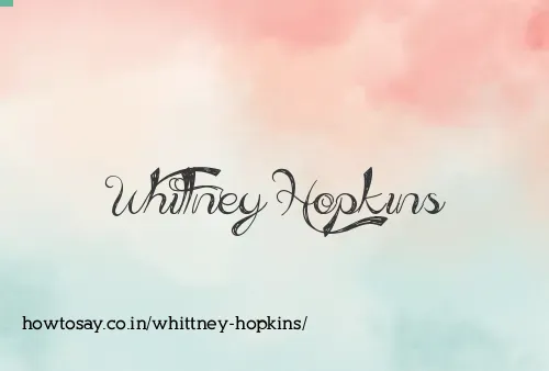 Whittney Hopkins