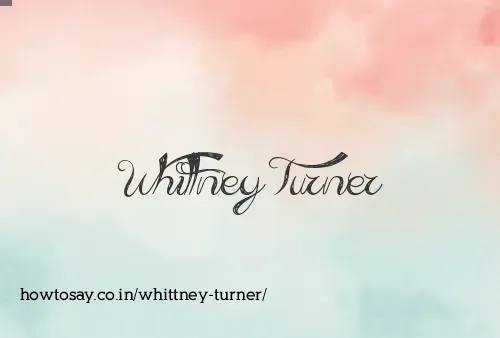 Whittney Turner