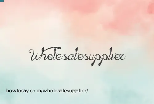 Wholesalesupplier