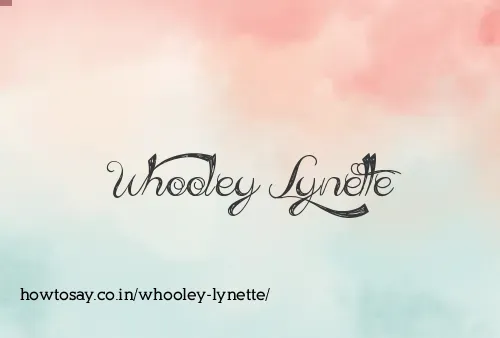 Whooley Lynette