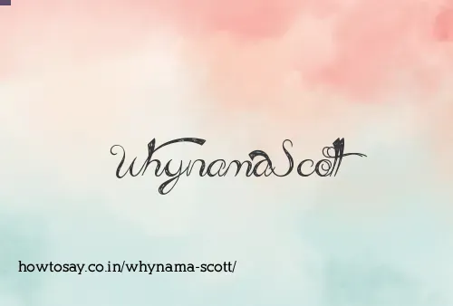 Whynama Scott
