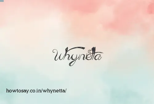 Whynetta