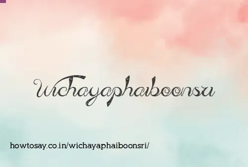 Wichayaphaiboonsri