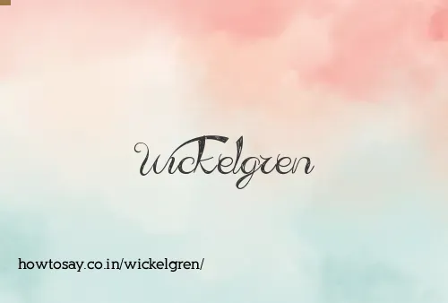 Wickelgren
